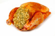 Grillhuhn mit Semmelfülle