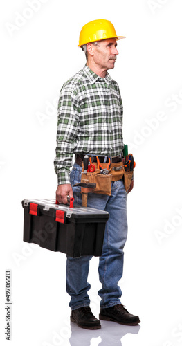 Photo: man with toolsbox man with toolsbox