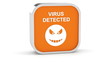 Virus Detected Sign
