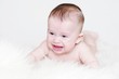 The crying five-months baby