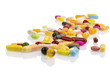 Viele bunte Tabletten