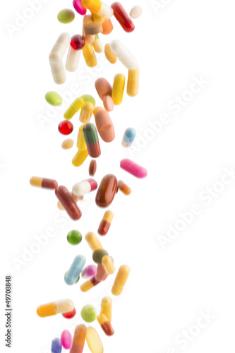 Photo: Viele bunte Tabletten Viele bunte Tabletten