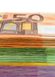 Viele verschiedene Euro-Geldscheine