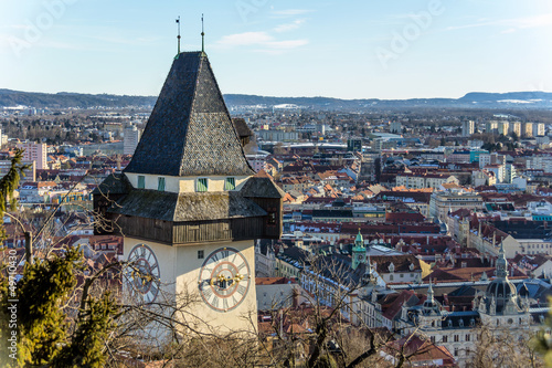 Photo: Österreich, Steiermark, Graz, Uhrturm Österreich, Steiermark, Graz, Uhrturm
