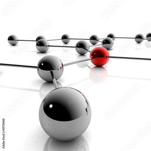 Illustration: 3d Illustration / 3D Grafik - Network und Business 3d Illustration / 3D Grafik - Network und Business