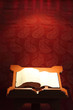 Photo: old open bible old open bible