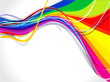 abstract colorful wave background