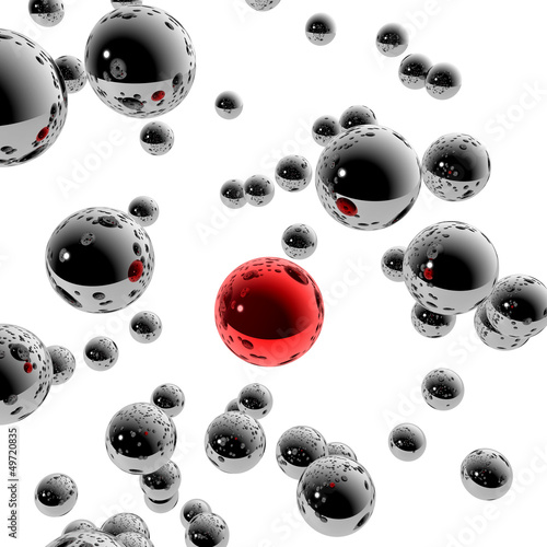 Illustration: 3D-Illustration / 3D-Grafik: Social Media und Netzwerk 3D-Illustration / 3D-Grafik: Social Media und Netzwerk