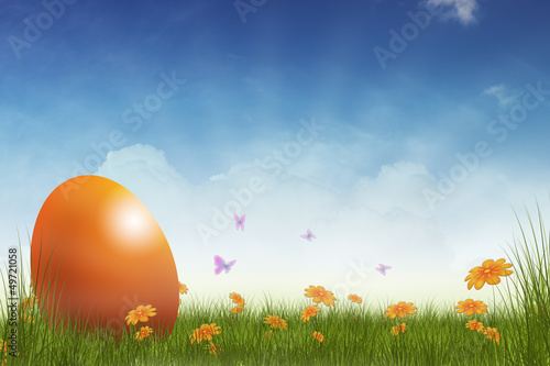 Illustration: Ostern Hintergrund Ostern Hintergrund