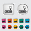 Router single icon.