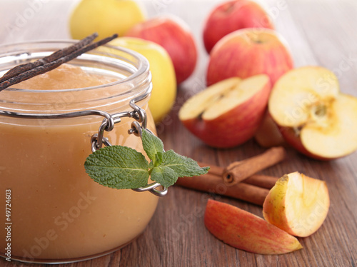 Photo: pot with applesauce pot with applesauce