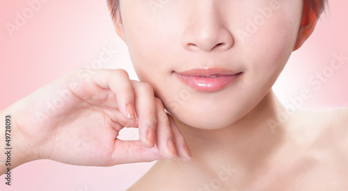 Photo: Female lips closeup Female lips closeup