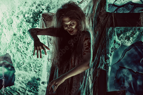 Photo: female zombie female zombie
