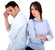 Couple fighting