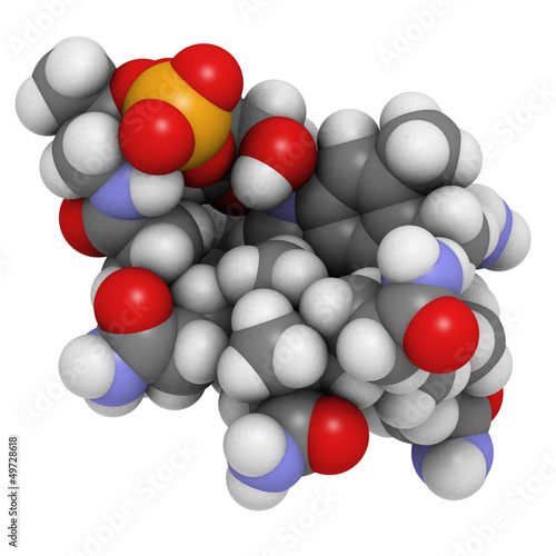 Illustration: Vitamin B12 (cyanocobalamin) molecule Vitamin B12 (cyanocobalamin) molecule