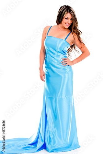 Photo: Woman in a prom dress Woman in a prom dress