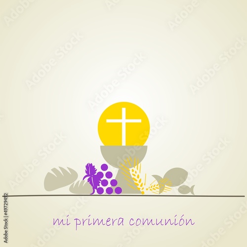 Vector: MI PRIMERA COMUNION MI PRIMERA COMUNION
