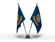 Miniature Flag of Idaho (Isolated)