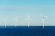 Windmills in the sea