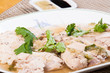 steamed chicken also known as haianese chicken