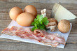 Photo: Ingredients for omelet Ingredients for omelet