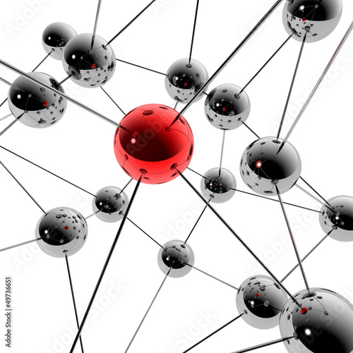 Illustration: Social Media und Netzwerk - 3D Grafik / 3d Illustration Social Media und Netzwerk - 3D Grafik / 3d Illustration