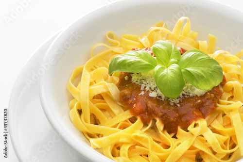 Photo: noodles with sauce noodles with sauce