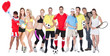 Photo: Large group of sports people Large group of sports people