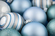 Blue Christmas ornaments