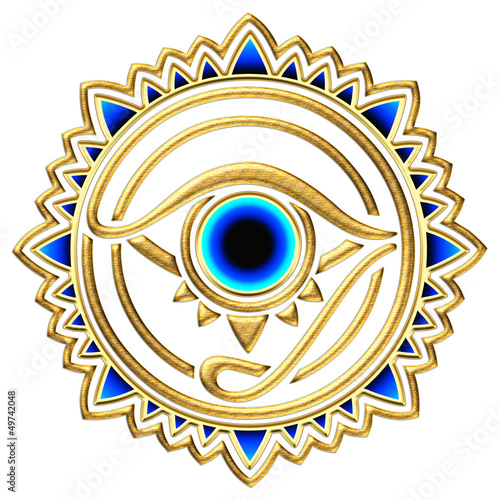 Illustration: Nazar - magisches Auge - Schutz Symbol Nazar - magisches Auge - Schutz Symbol