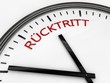 Illustration: Rücktritt Rücktritt