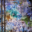 Fond mur grunge - Graffitis