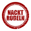 Vektor: stempel rund nacktrodeln I stempel rund nacktrodeln I