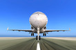 Jet Plane Taking off with Motion Blur