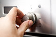 Photo: Using the Oven, oven temperature control closeup Using the Oven, oven temperature control closeup