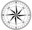 Simple compass rose