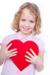 kind mit herz