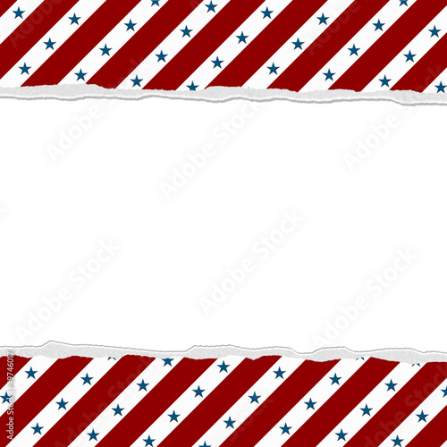 Photo: Red Stripes with Blue Stars background for your message or invit Red Stripes with Blue Stars background for your message or invit
