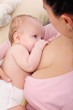 newborn baby breastfeeding