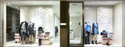 Photo: Boutique display window Boutique display window