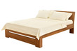 bed on white