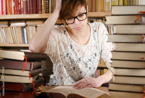 Photo: Studieren mit Büchern Studieren mit Büchern