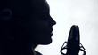 Video: woman singing song in the dark woman singing song in the dark