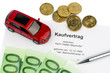 Kaufvertrag für Auto