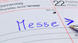 Eintrag im Kalender: Messe