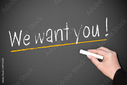 Illustration: We want you ! We want you !