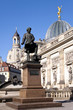 Dresden Gottfried Semper vor Frauenkirche und Albertinum