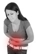 Pain in stomach - girl in pain