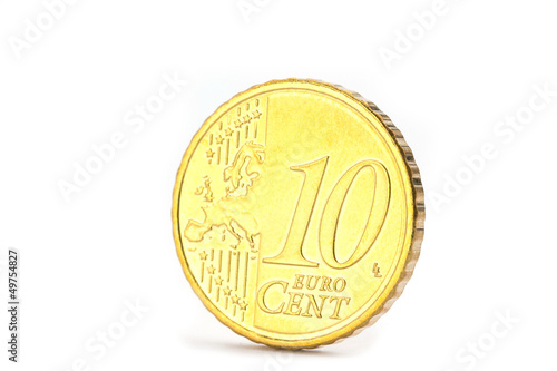 Photo: 10-Cent Münze - Euro 10-Cent Münze - Euro