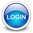 LOGIN, vector button blue
